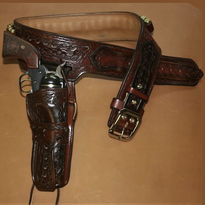 (image for) 1952 High Noon Cartridge Gun Belt with Hollywood Fast Draw Holster(s)